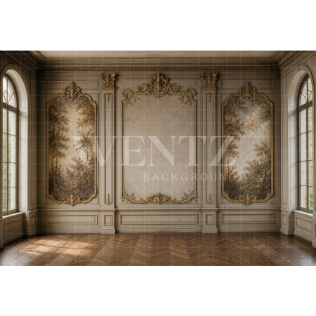 Fabric Photography Background Boiserie Father's Day / Backdrop 8402