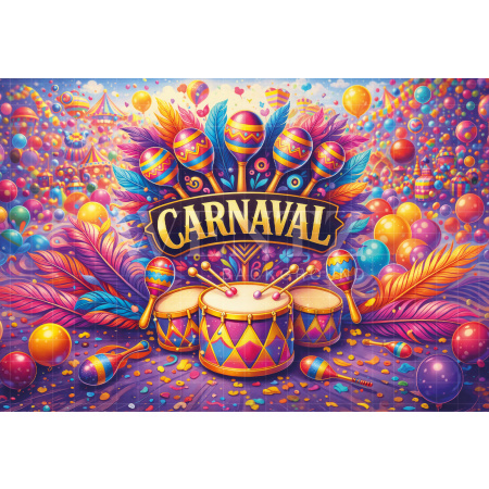 Fabric Photography Background Carnival / Backdrop 8092