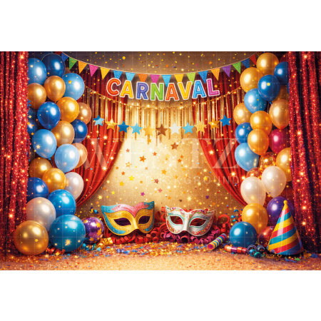 Fabric Photography Background Carnival / Backdrop 8109