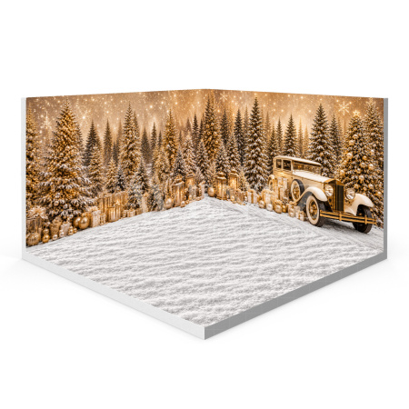 Fabric Photography Background Christmas Set 3D / WTZ209