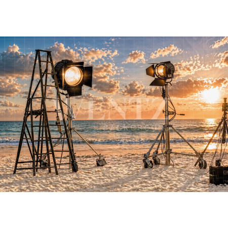 Fabric Photography Background Father's Day Cinema / Backdrop 8343