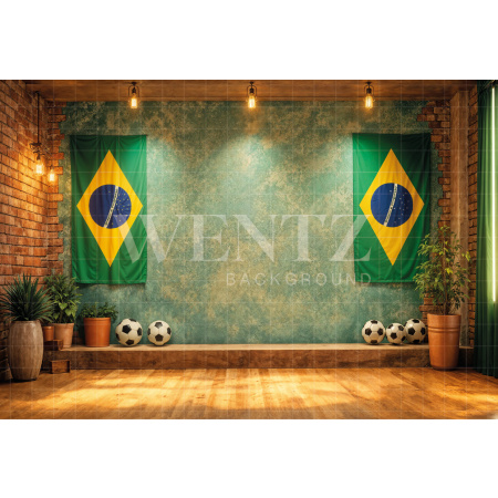 Fabric Photography Background Soccer World Cup / Backdrop 8192
