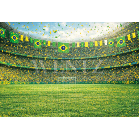 Fabric Photography Background Soccer World Cup / Backdrop 8199