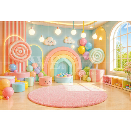 Fabric Photography Background Children's Day / Backdrop 8631