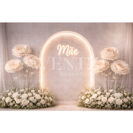 Fabric Photography Background Mother's Day Arch / Backdrop 8194