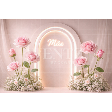 Fabric Photography Background Mother's Day Arch / Backdrop 8196