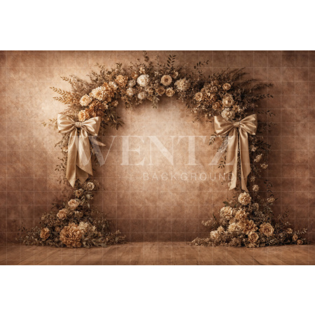 Fabric Photography Background Mother's Day Floral Arch / Backdrop 8122