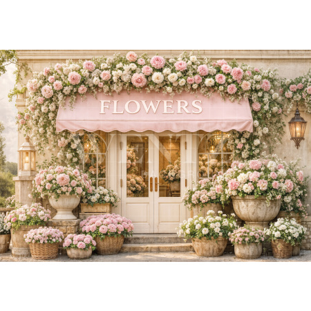 Fabric Photography Background Mother's Day Floriculture / Backdrop 8257