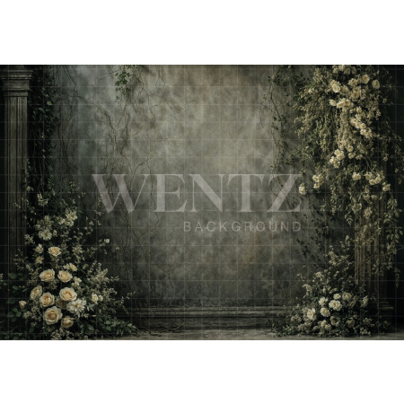 Fabric Photography Background Mother's Day Floral / Backdrop 8130