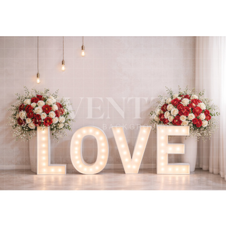 Fabric Photography Background Valentine's Day / Backdrop 8312