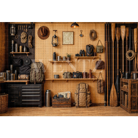 Fabric Photography Background Father's Day Adventurous / Backdrop 8379