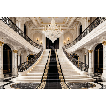 Fabric Photography Background Mother's Day Staircase / Backdrop 8249