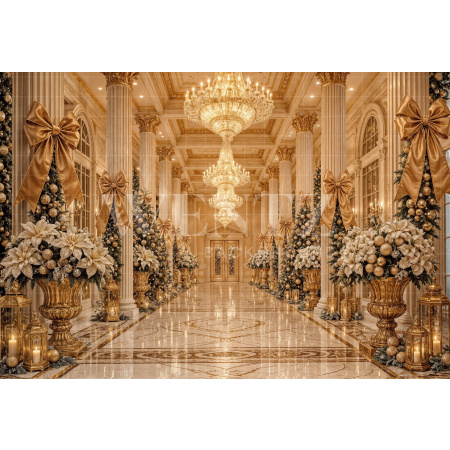 Fabric Photography Background Christmas / Backdrop 8462