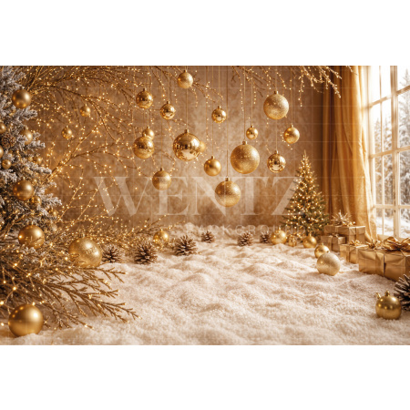 Fabric Photography Background Christmas / Backdrop 8490