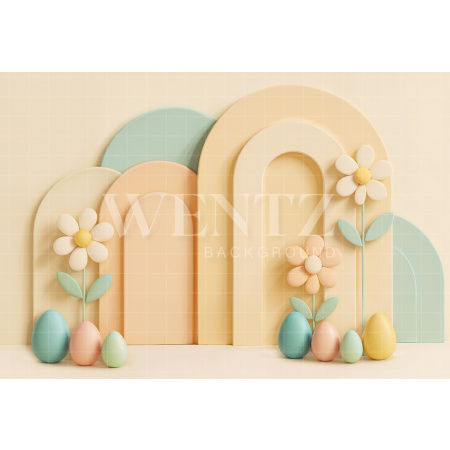 Fabric Photography Background Easter / Backdrop 8010