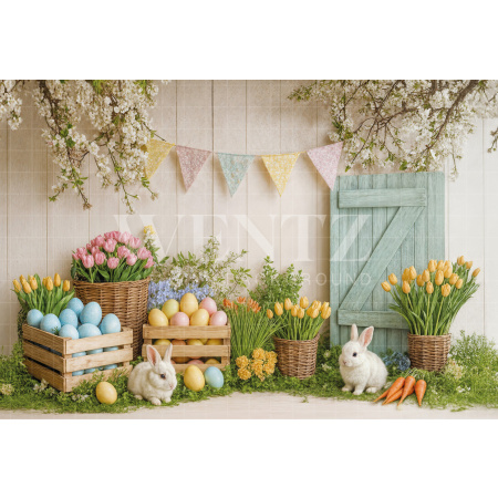 Fabric Photography Background Easter / Backdrop 8064