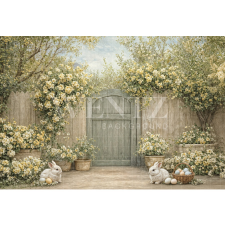 Fabric Photography Background Easter / Backdrop 8068