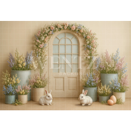 Fabric Photography Background Easter / Backdrop 8074