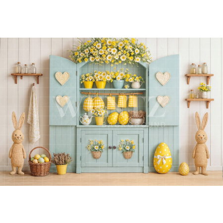 Fabric Photography Background Easter / Backdrop 8078