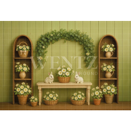 Fabric Photography Background Easter / Backdrop 8007