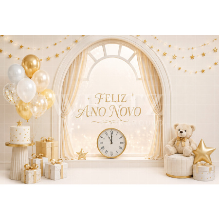 Fabric Photography Background New Year Cake Smash / Backdrop 8826