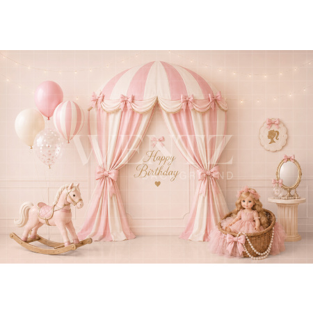 Fabric Photography Background Princess Cake Smash / Backdrop 8773
