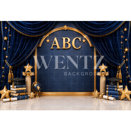 Fabric Photography Background ABC / Backdrop 8921