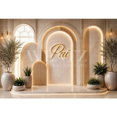 Fabric Photography Background Father's Day Arches / Backdrop 8436