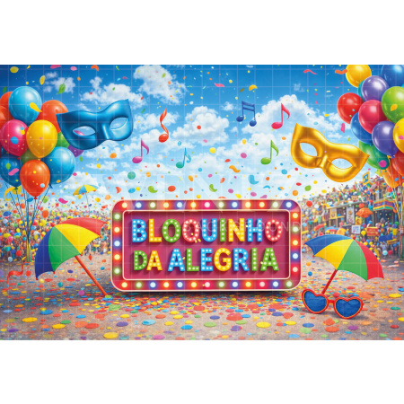 Fabric Photography Background Carnival / Backdrop 8085