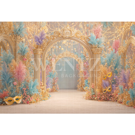 Fabric Photography Background Carnival / Backdrop 8097