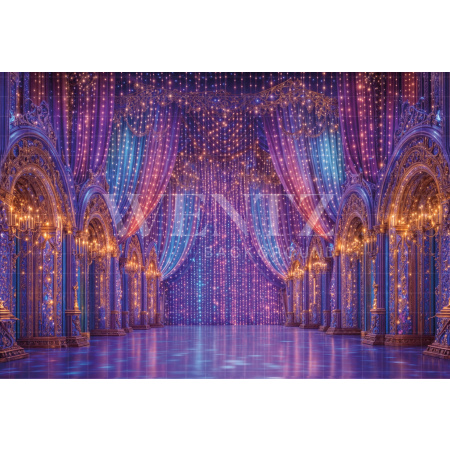 Fabric Photography Background Carnival / Backdrop 8098