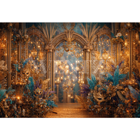 Fabric Photography Background Carnival / Backdrop 8099