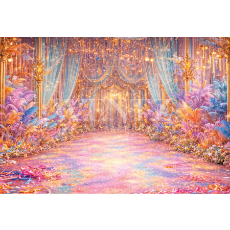 Fabric Photography Background Carnival / Backdrop 8108