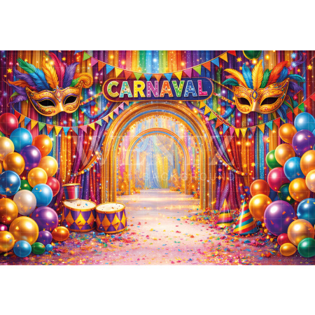 Fabric Photography Background Carnival / Backdrop 8110