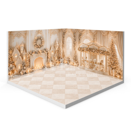 Fabric Photography Background Christmas Set 3D / WTZ210