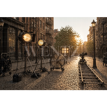 Fabric Photography Background Father's Day Cinema / Backdrop 8342