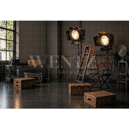 Fabric Photography Background Father's Day Cinema / Backdrop 8344