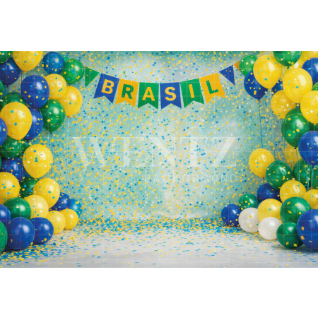 Fabric Photography Background Soccer World Cup / Backdrop 8180