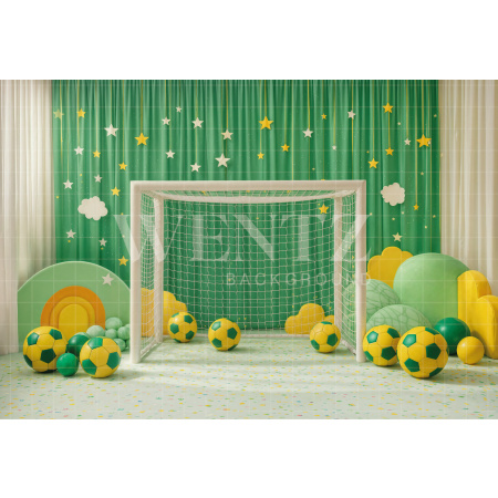 Fabric Photography Background Soccer World Cup / Backdrop 8200
