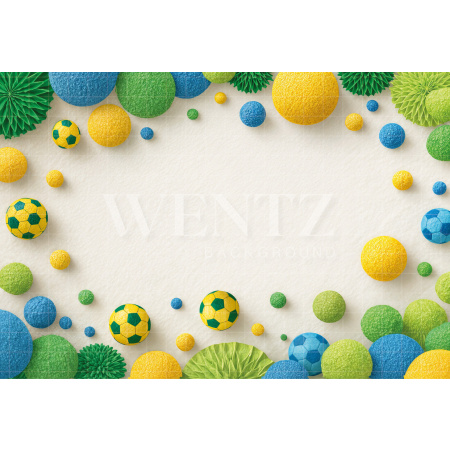 Fabric Photography Background Soccer World Cup / Backdrop 8201