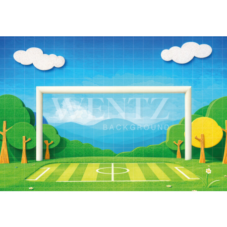Fabric Photography Background Soccer World Cup / Backdrop 8210