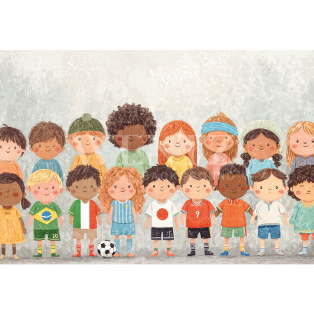 Fabric Photography Background Soccer World Cup / Backdrop 8212