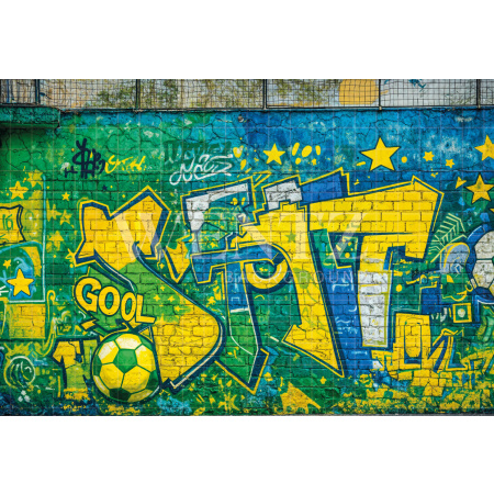 Fabric Photography Background Soccer World Cup / Backdrop 8219
