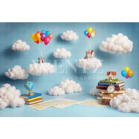 Fabric Photography Background Up Children's Day / Backdrop 8601
