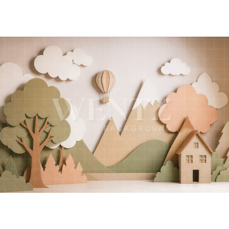 Fabric Photography Background Children's Day / Backdrop 8578