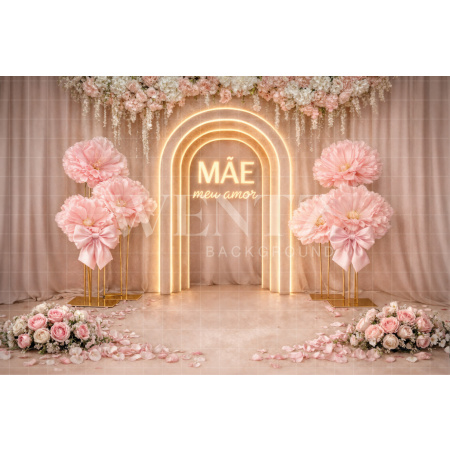 Fabric Photography Background Mother's Day Arch / Backdrop 8223