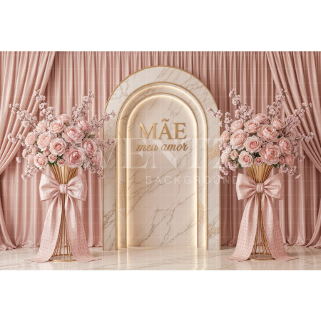 Fabric Photography Background Mother's Day Arch / Backdrop 8241