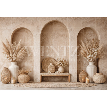 Fabric Photography Background Mother's Day Arches / Backdrop 8166