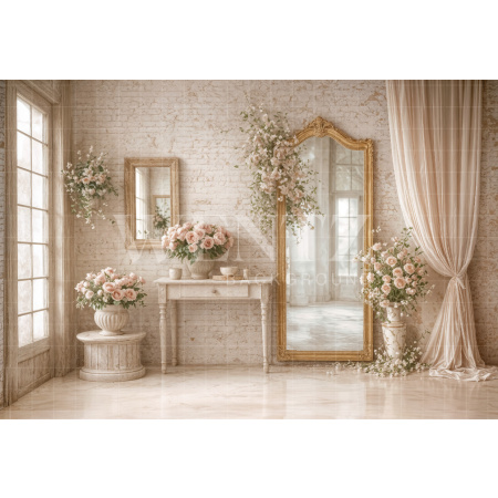 Fabric Photography Background Mother's Day / Backdrop 8174