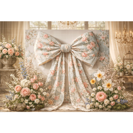 Fabric Photography Background Mother's Day / Backdrop 8226